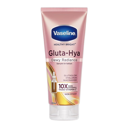 Vaseline Gluta-Hya Dewy Radiance Lotion | Glutathione & Niacinamide, 200ml