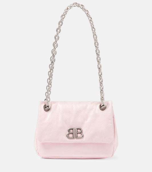 Balenciaga Monaco Mini Leather Shoulder Bag