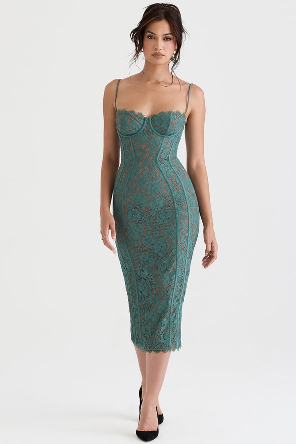 knee length dresses for ladies Buy Zipper Back Midi Dress with Underwired Balconette Cups – Pure Pearl  Beauty