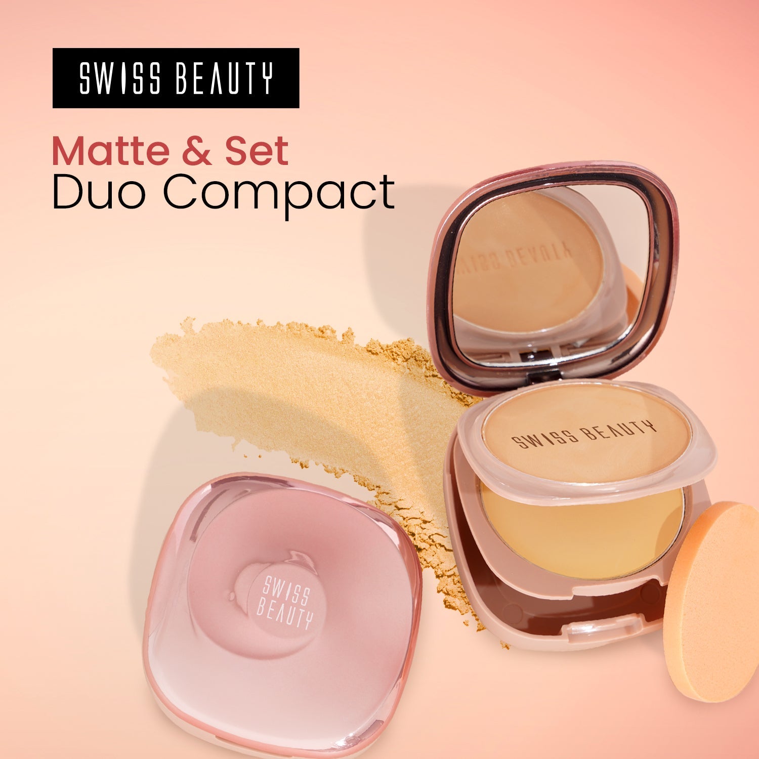 Matte & Set Duo Compact - Honey