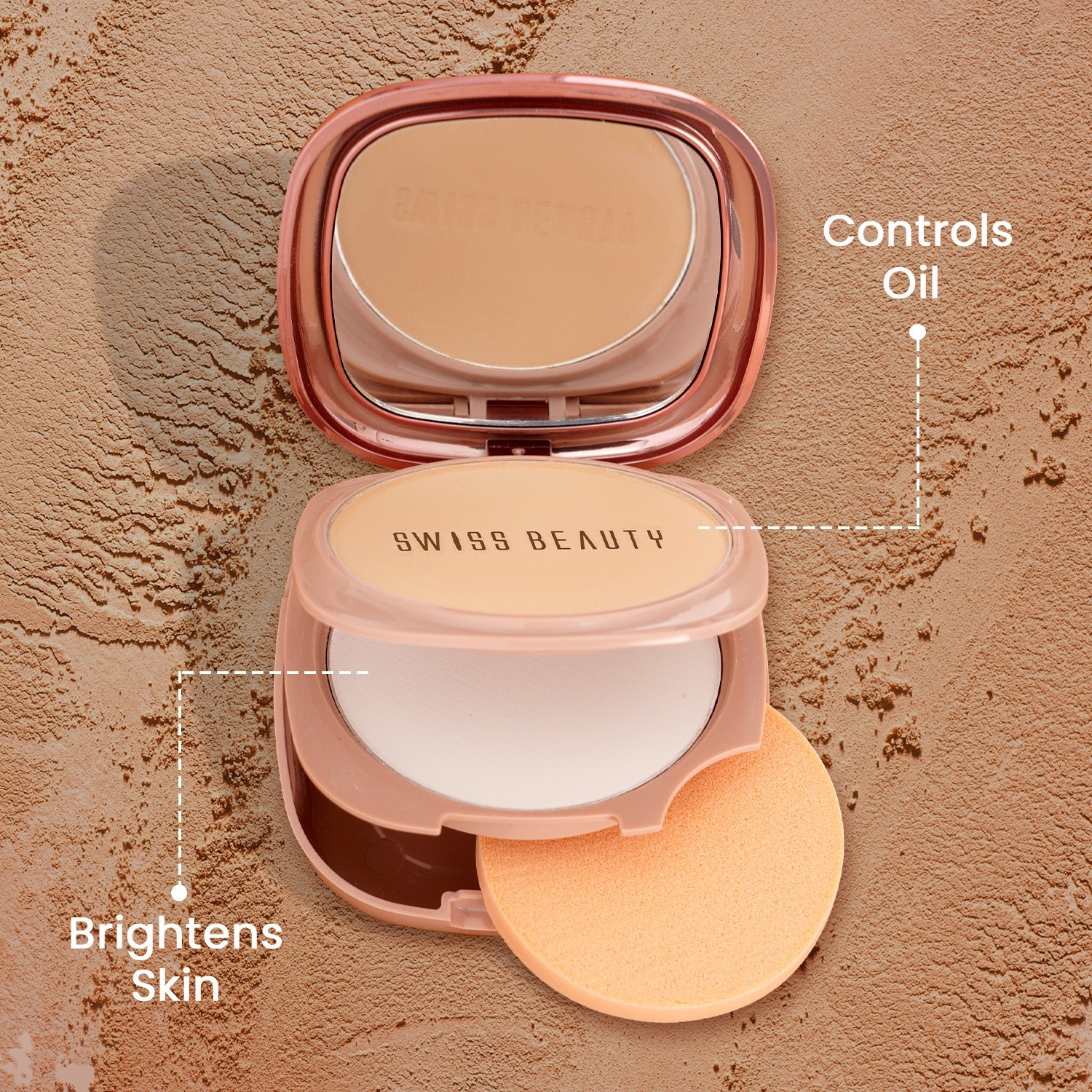 Matte & Set Duo Compact - Honey