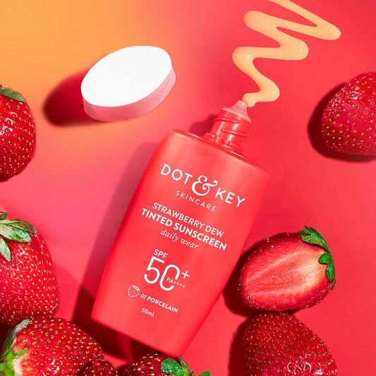 Strawberry Dew Tinted Sunscreen SPF 50+ PA++++ | 50ml