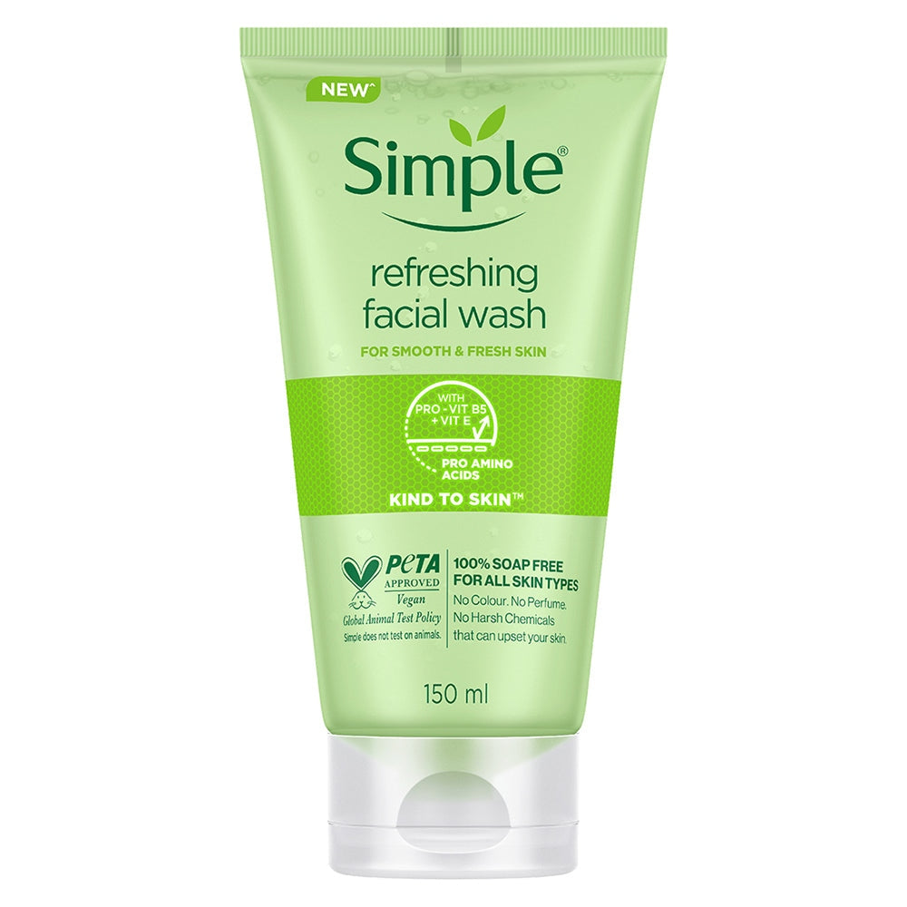 Simple Kind To Skin Refreshing Facial Wash 150 ml

