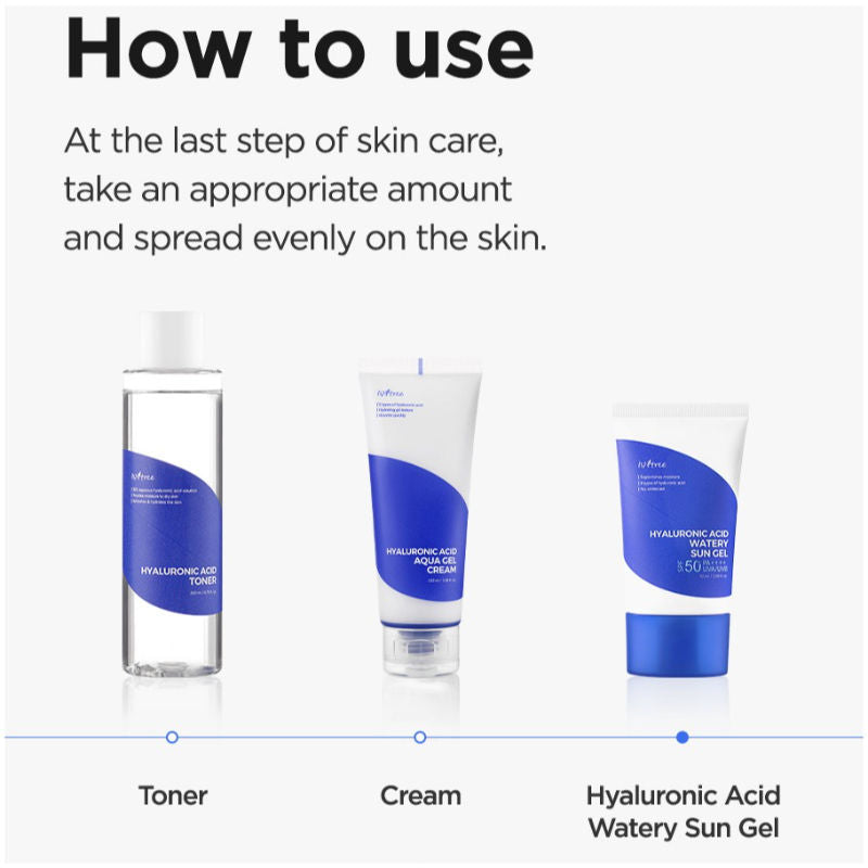 Isntree Hyaluronic Acid Watery Sun Gel Spf 50+ Pa++++ | 50ml