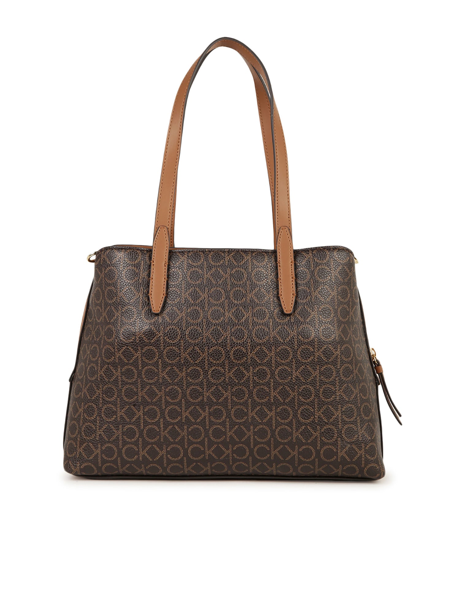 Millie Monogram Print Tote Bag