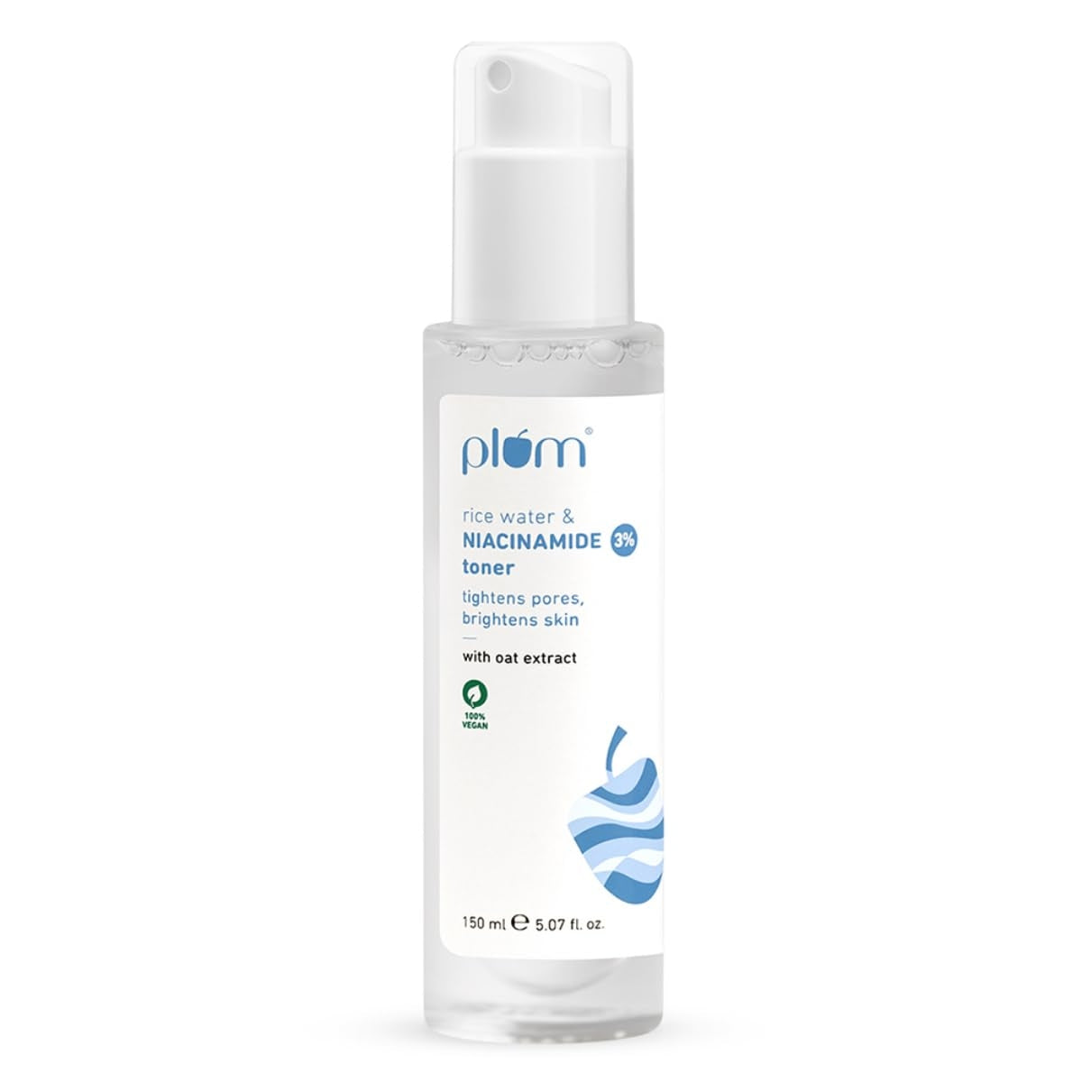 Plum 3% Niacinamide & Rice Water Face Toner | Women & Men | 150ml