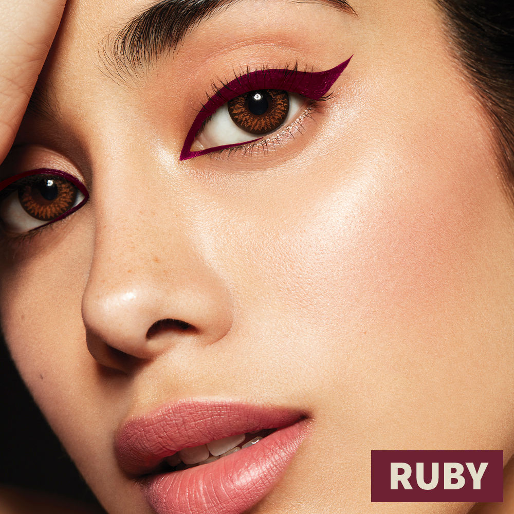 Nykaa GlamorEyes Colored Eyeliner - Ruby(0.3g)