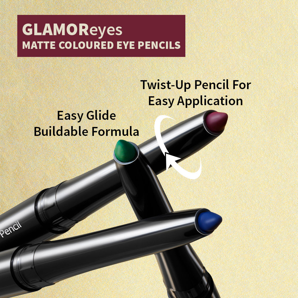 Nykaa GlamorEyes Colored Eyeliner - Ruby(0.3g)