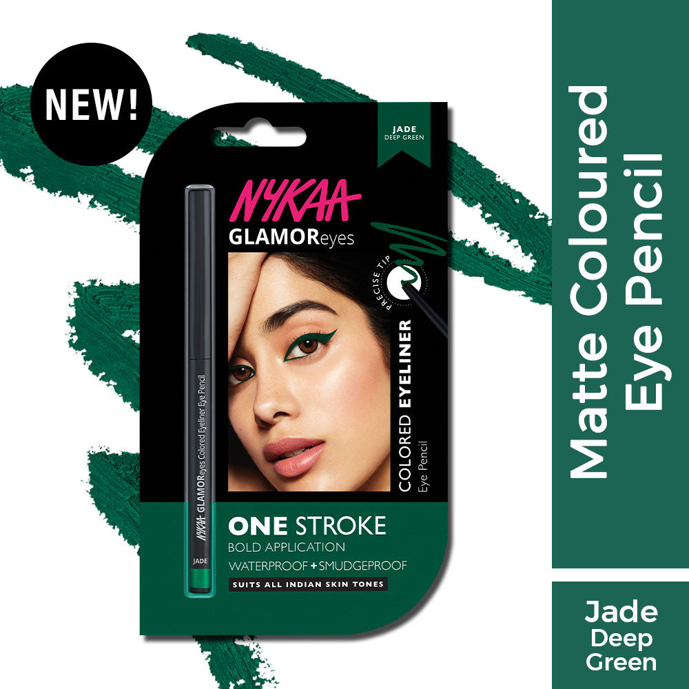 Nykaa GlamorEyes Colored Eyeliner - Jade