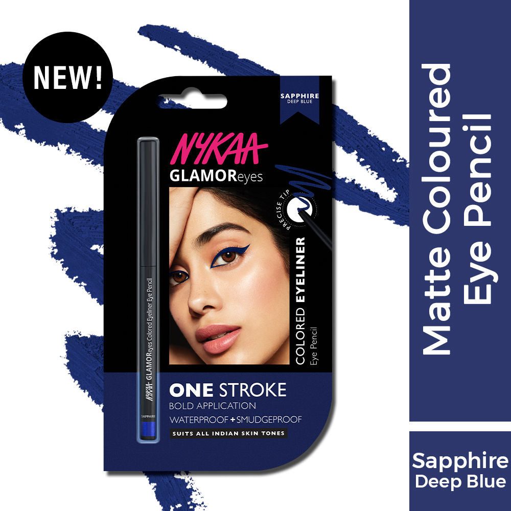 Nykaa GlamorEyes Colored Eyeliner - Sapphire(0.3g)