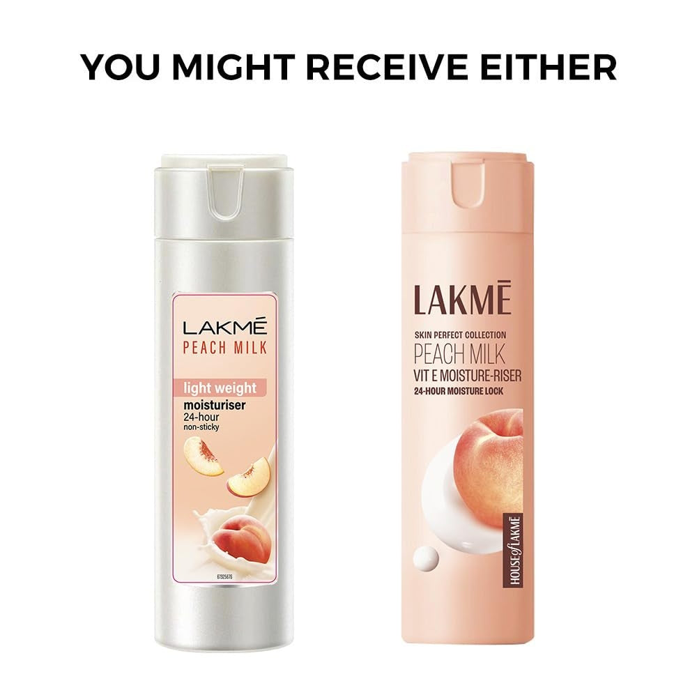 Lakme Peach Milk, Light Weight Moisturizer With Vitamin  E, 200ml