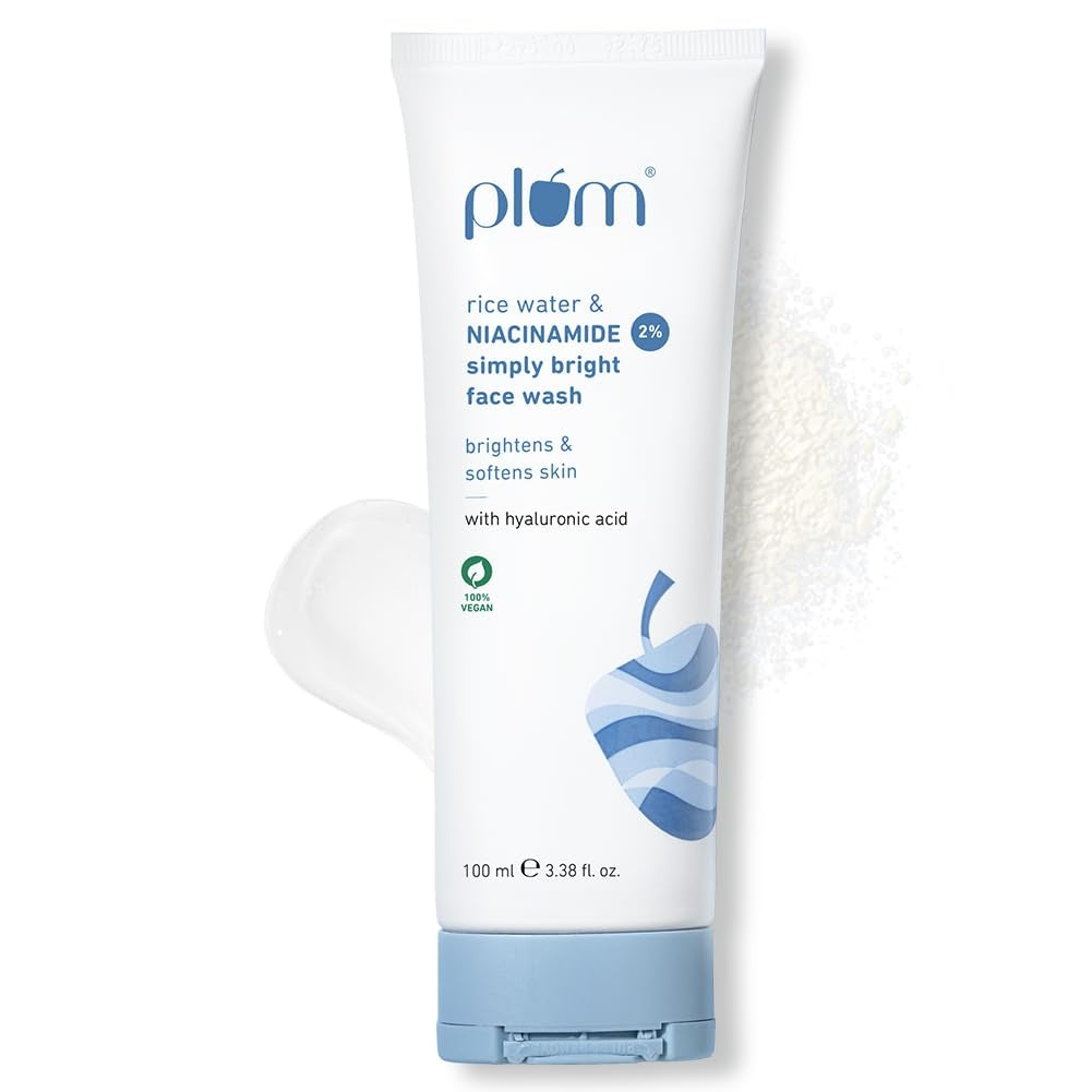 Plum 2% Niacinamide Simply Bright Face Wash With Hyaluronic Acid | 100 ml