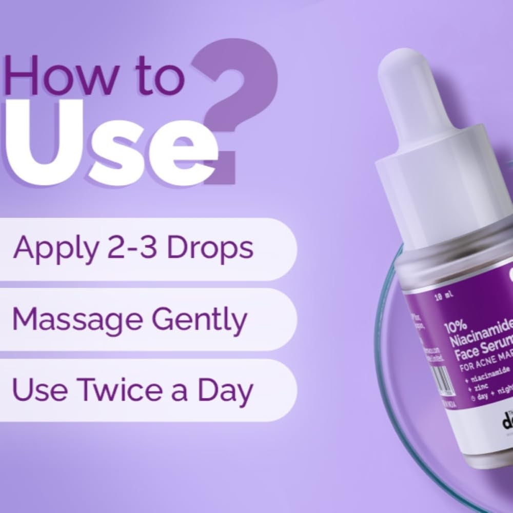 The Derma Co 10% Niacinamide Serum with 2% Zinc, 10 ml