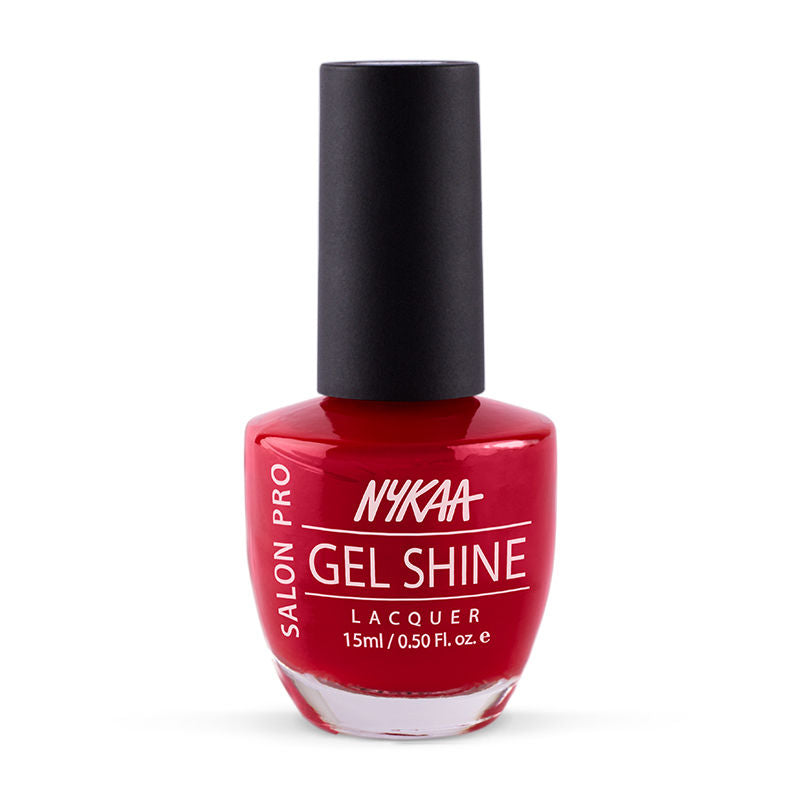 Nykaa Salon Shine Gel Nail Lacquer - Sangria In Spain 203 (15ml)