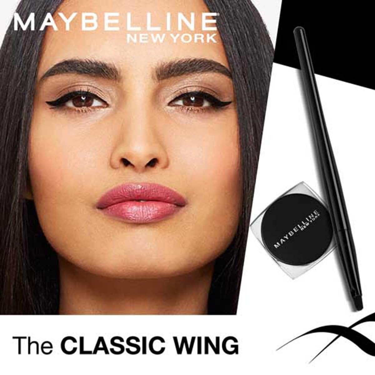 Maybelline New York Eyeliner, Intense Colour, Long-lasting, 36Hr wear, Lasting Drama Gel Eyeliner, Black, Buy makeup products for men and women online in India at purepearlbeauty.com
