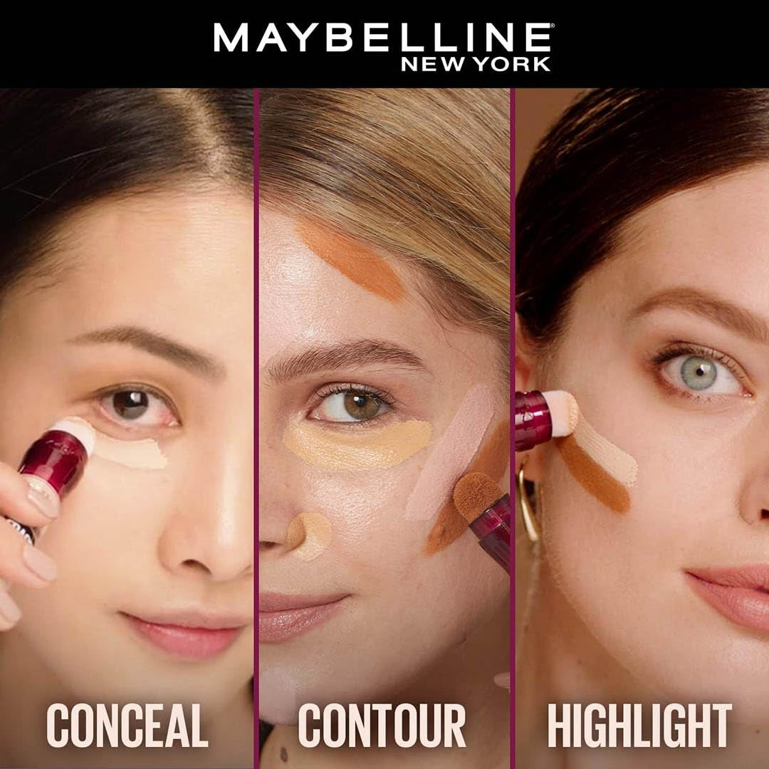 Maybelline New York Instant Age Rewind Dark Circles Treatment Concealer - Ivory, medium, sand, caramel, honey, fair Packed with Goji Berry & Haloxyl, Bright & Refreshed eyes, Erase dark circles & fine lines, Long Lasting Concealer| 6g, Buy makeup products for men and women online in India at purepearlbeauty.com