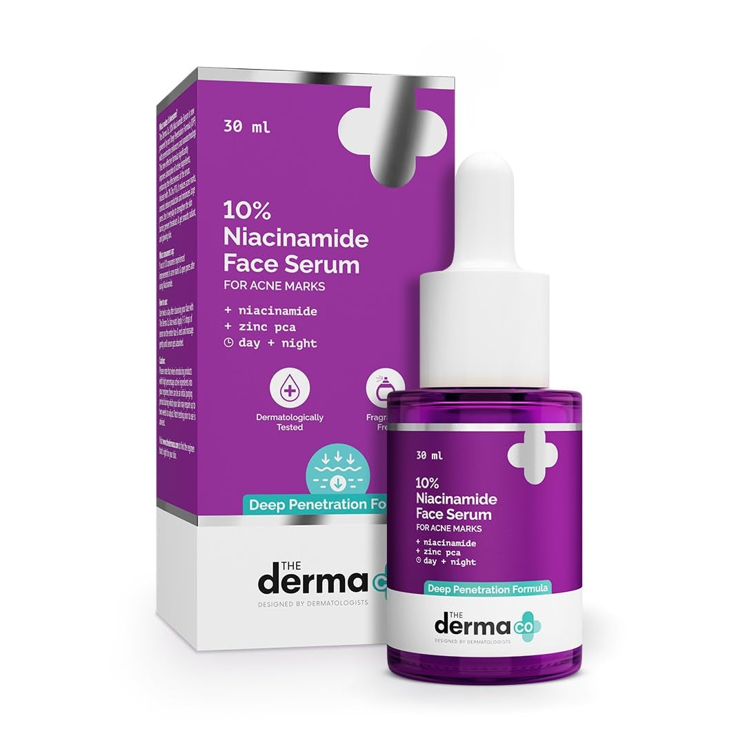 The Derma Co 10% Niacinamide Serum with 2% Zinc, 10 ml