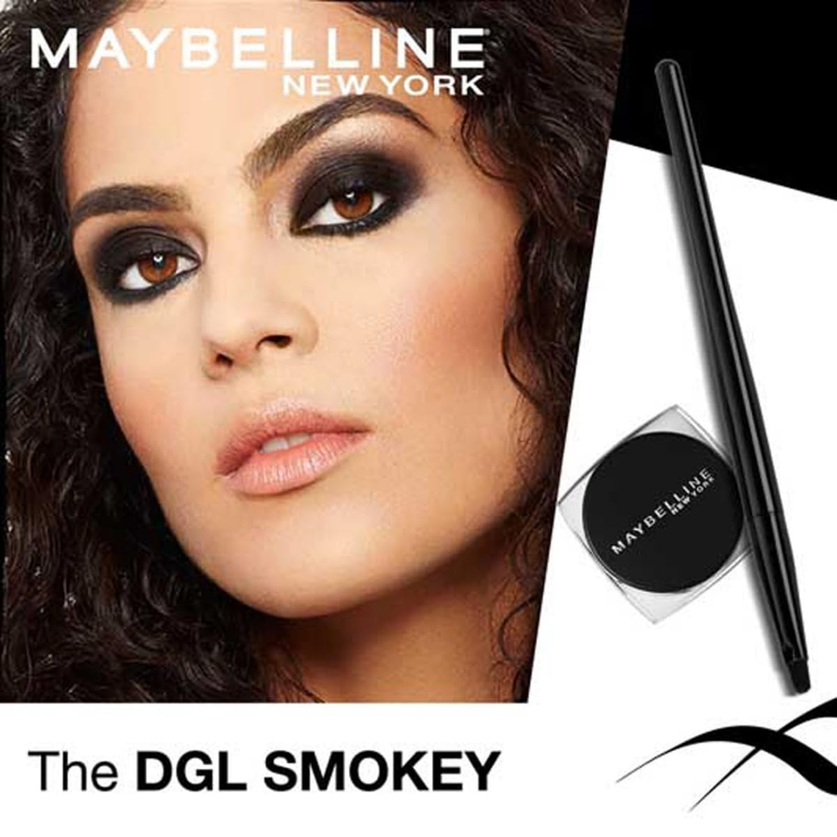 Maybelline New York Eyeliner, Intense Colour, Long-lasting, 36Hr wear, Lasting Drama Gel Eyeliner, Black, Buy makeup products for men and women online in India at purepearlbeauty.com
