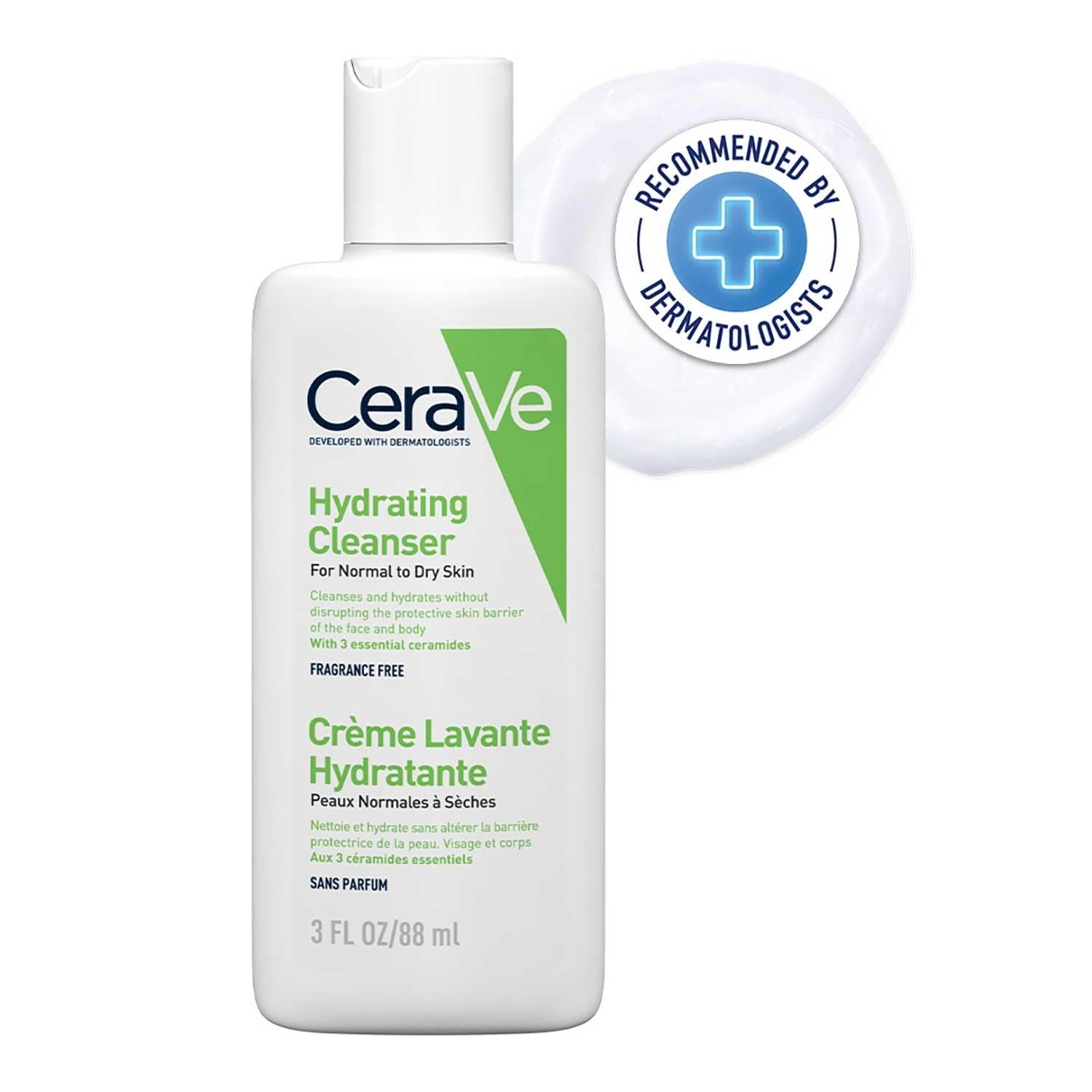 Hyaluronic Acid, CeraVe Hydrating Cleanser For Normal To Dry Skin ,Non-Foaming Face Wash, buy Online in India,