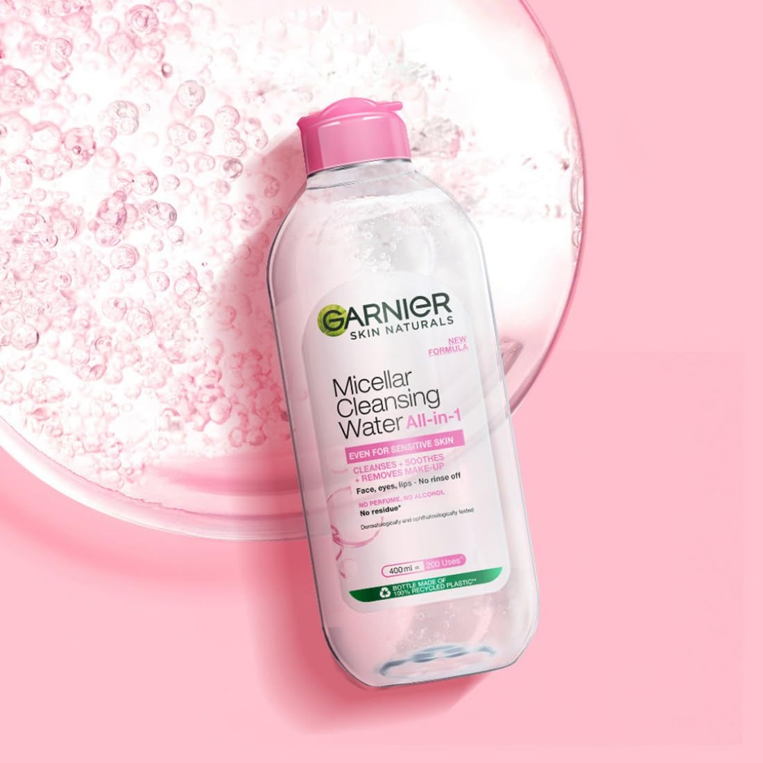 Garnier Skin Naturals, Micellar Cleansing Water, Face, cleansing milk, buy cleansing water online in India, makeup remover for face,  for all skin types, eyes, lips, and cheeks, GLYCERIN, alcohol free, hypoallergenic
