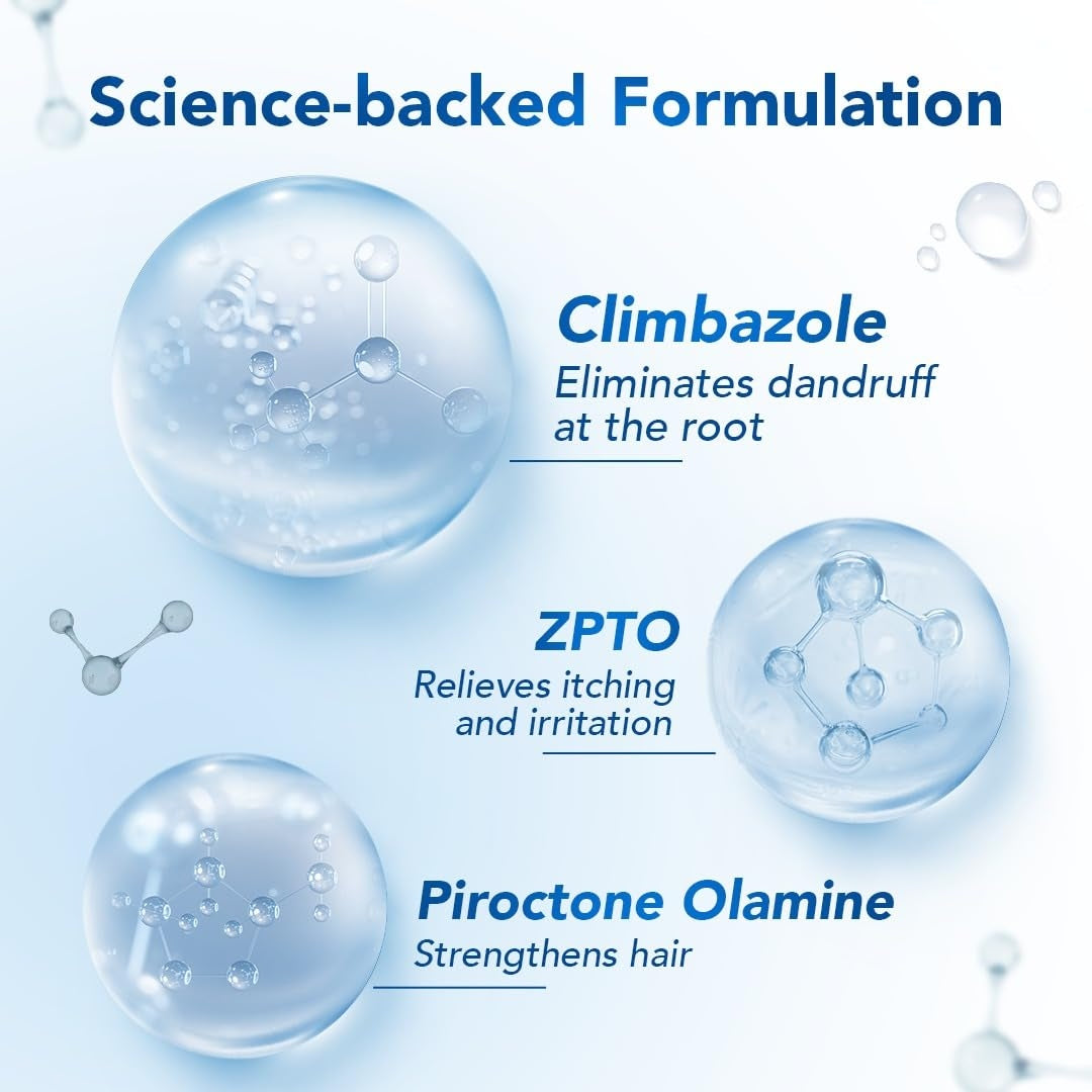 Scalpe Pro Daily Anti-Dandruff Shampoo|Removes Dandruff| Helps With Itching, Irritation & Redness|Climbazole & Zpto Formulation|Strong & Smooth Hair| Daily Use|Dermatologically Tested|For Unisex|200Ml
