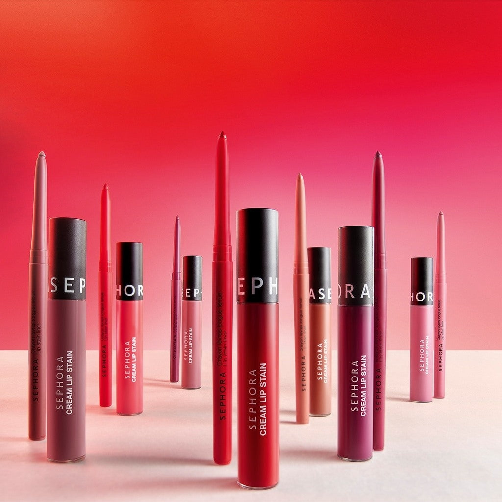 Sephora New Cream Lip Stain - 3 Red Shades, 5ml