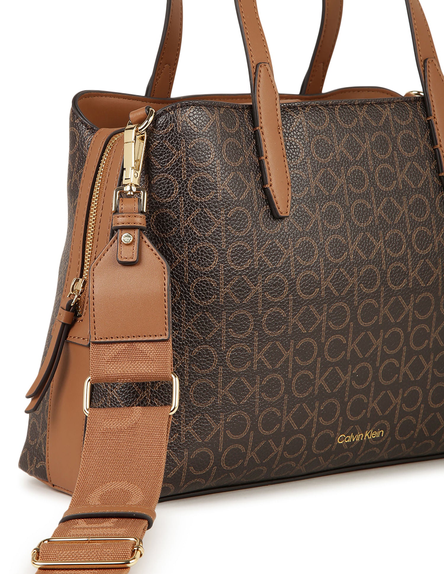 Millie Monogram Print Tote Bag