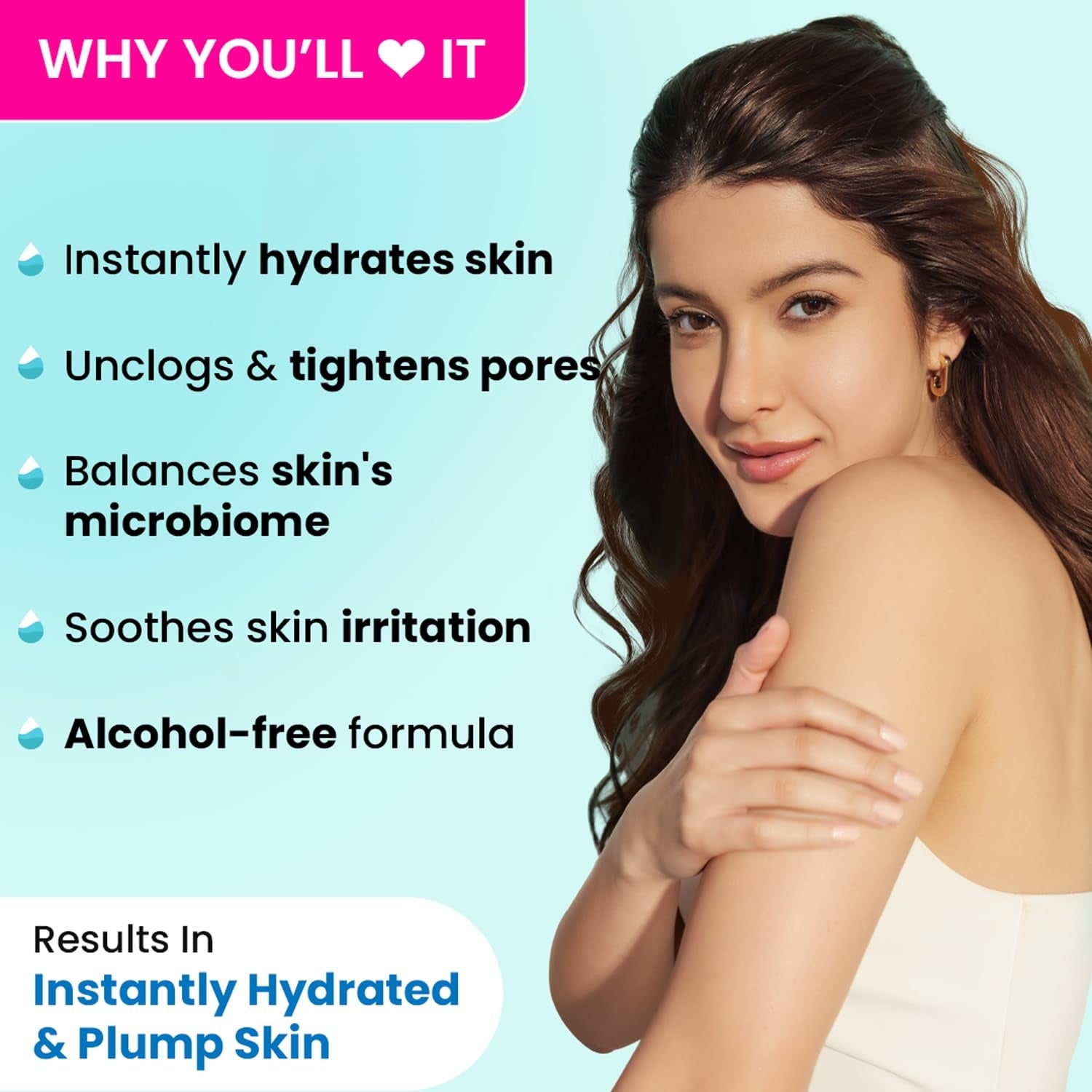 Dot & Key Rice Water Hydrating Toner With Hyaluronic |Rice Water Toner For Dry Skin, Sensitive Skin & Oily Skin |Alcohol-Free |Quick Absorbing & Non Sticky, For Hydrated Skin |Exfoliates Pores |150ml
