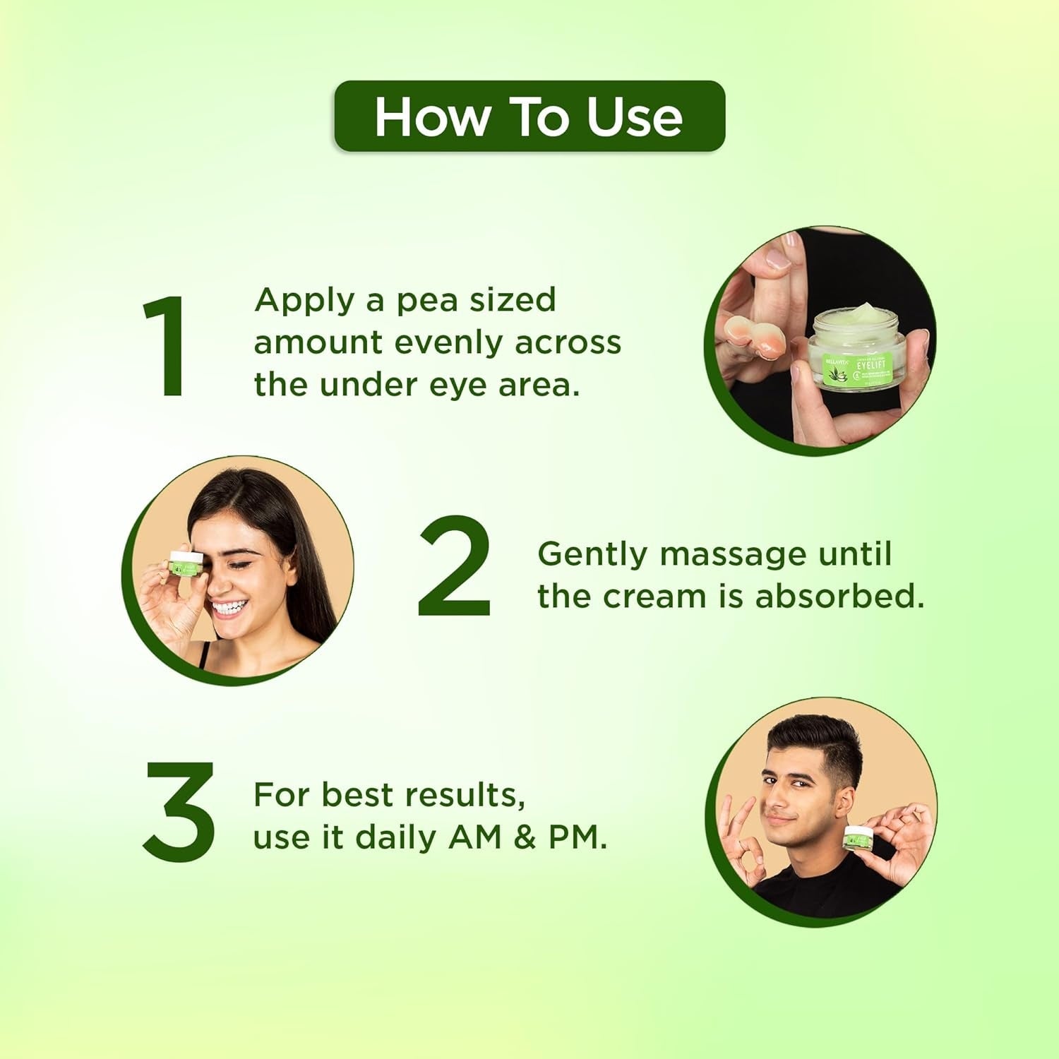 Bella Vita Organic EyeLift Hydrating Under Eye Cream Gel | 20g