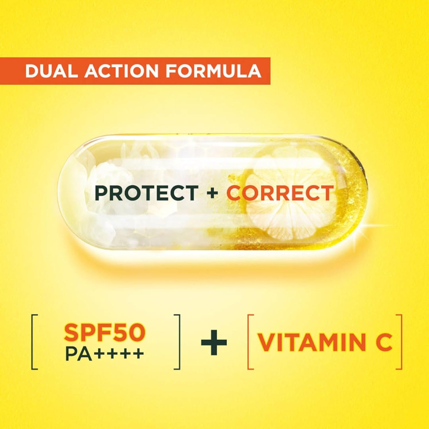 Garnier Super UV Invisible Serum Sunscreen SPF 50 | UVA/B Broad Spectrum | with Vitamin C, 30ml