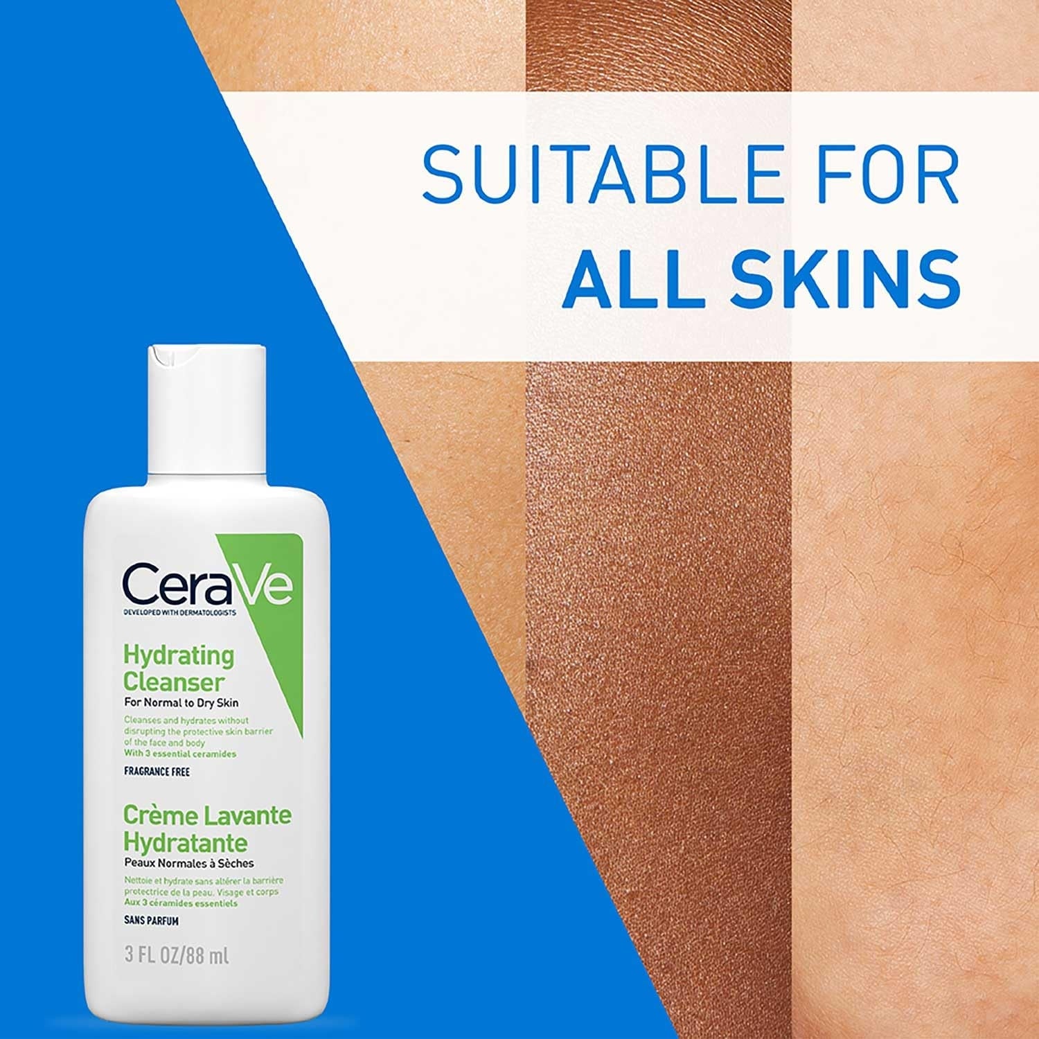 CeraVe Hydrating Cleanser For Normal To Dry Skin (88ml)
