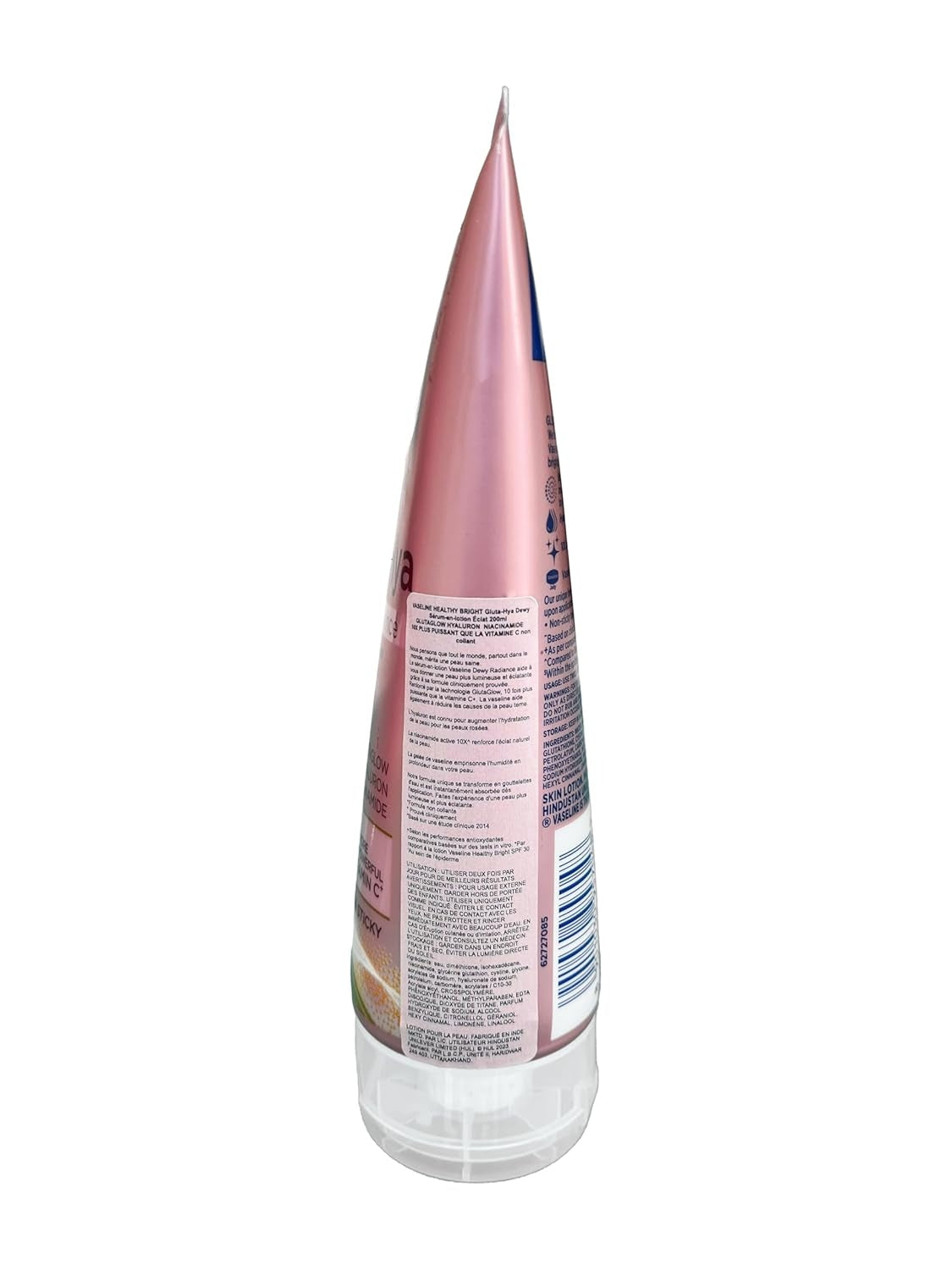 Vaseline Gluta-Hya Dewy Radiance Lotion | Glutathione & Niacinamide, 200ml