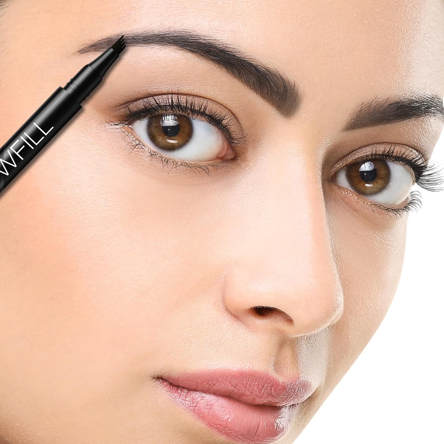 RENEE Browfill Eyebrow Pen - Black | Waterproof & Smudge-Proof | One Swipe Application | Micro Precision | Natural & Long-Lasting Finish | For Denser & Fuller Eyebrows | Easy to Use | Cruelty-Free, Black Kajal, kajal pencil, kohl, kajal for girls,eyebrow pen, brow definer, eyebrow pencil for women, black eyebrow,Buy makeup products for men and women online in India at purepearlbeauty.com
