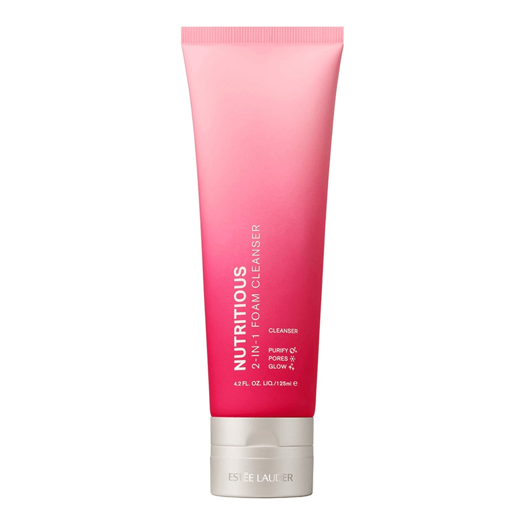 ESTEE LAUDER Nutritious 2-in-1 Foam Cleanser - 125ml,  Buy premium makeup & skincare products online in India at pure pearl beauty at 20-60% discount
