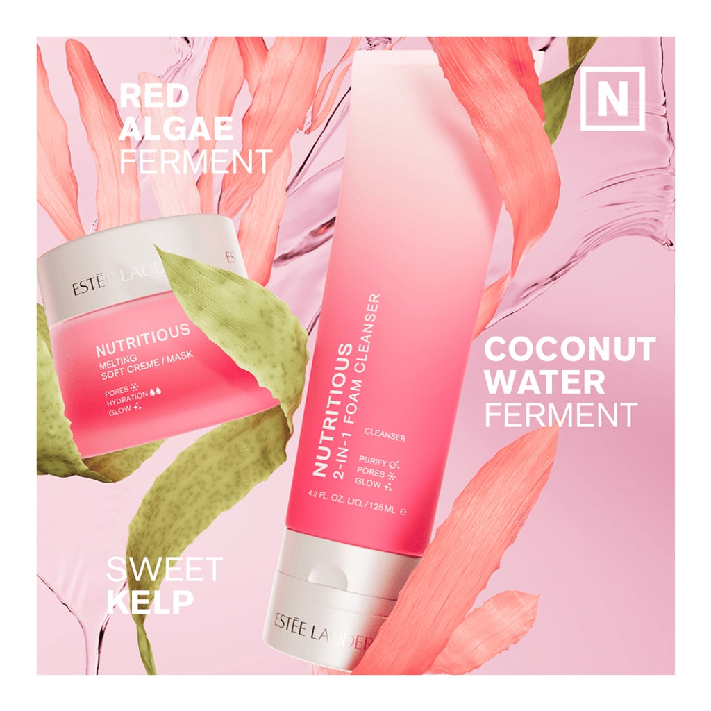ESTEE LAUDER Nutritious 2-in-1 Foam Cleanser - 125ml,  Buy premium makeup & skincare products online in India at pure pearl beauty at 20-60% discount