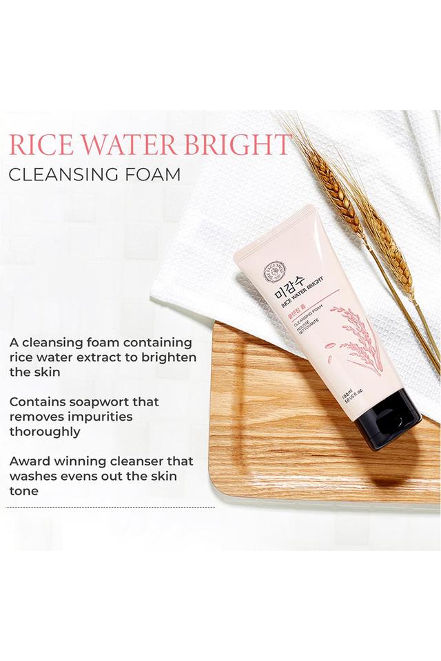 The Face Shop Rice Water Bright Foaming Cleanser 100ml