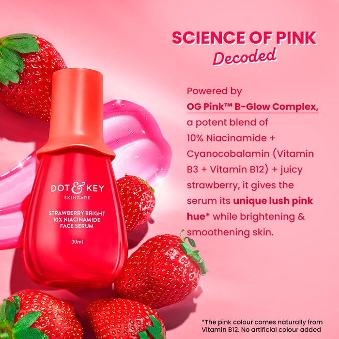 Strawberry Bright 10% Niacinamide Face Serum | 30ml