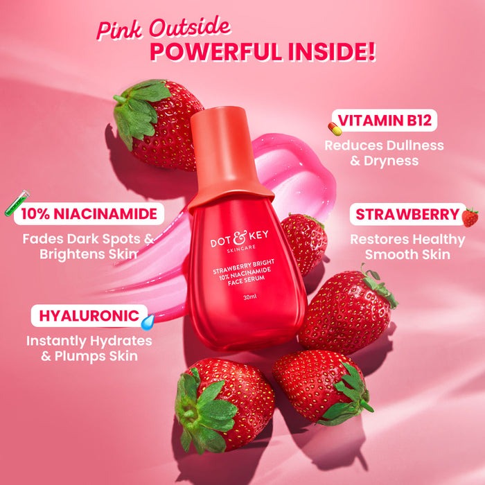 Strawberry Bright 10% Niacinamide Face Serum | 30ml