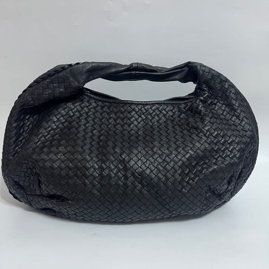 Bottega Veneta Belly Hobo Intrecciato Black