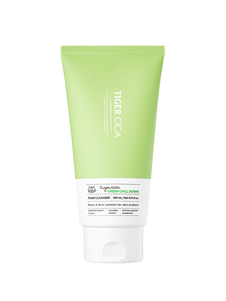 It's Skin Tiger Cica Green Chill Down Foam Cleanser