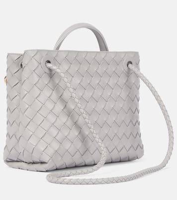 Bottega Veneta Andiamo Intrecciato Small Leather Tote Bag