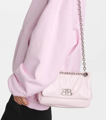 Balenciaga Monaco Mini Leather Shoulder Bag