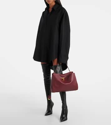 Balenciaga Rodeo Medium Leather Tote Bag