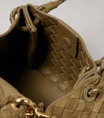 Bottega Veneta Parachute Small Suede Shoulder Bag