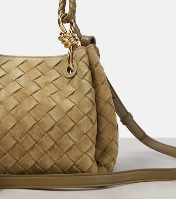 Bottega Veneta Parachute Small Suede Shoulder Bag