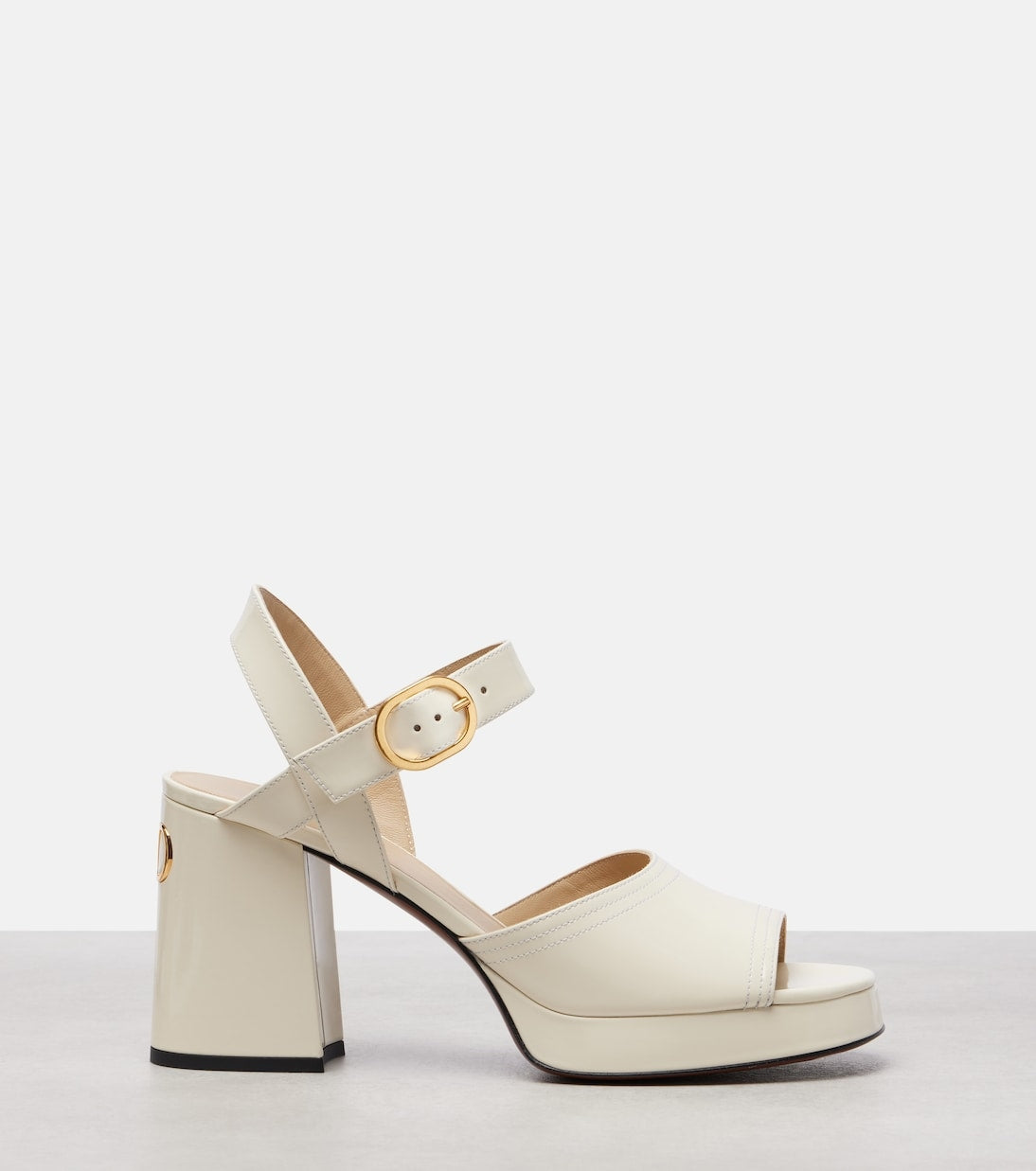 Fawcette 100 Ivory leather sandals