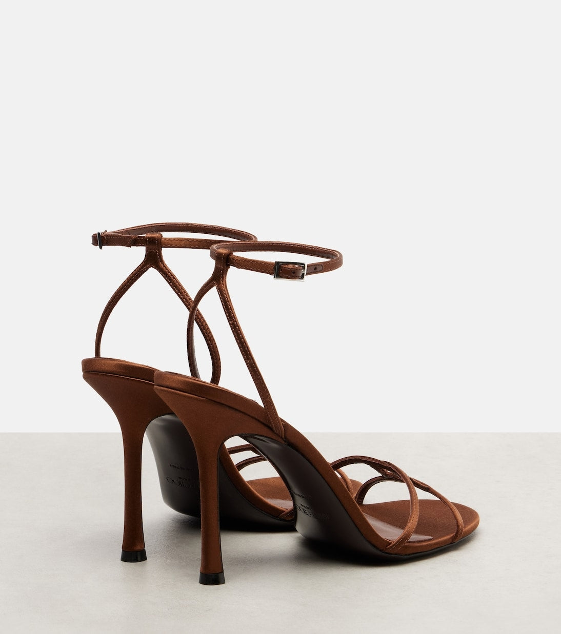 Leo 100 satin sandals