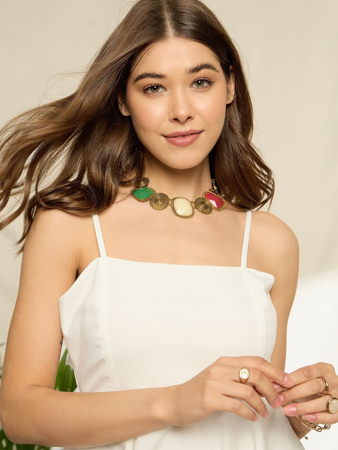 White Sleeveless Fit & Flare Dress