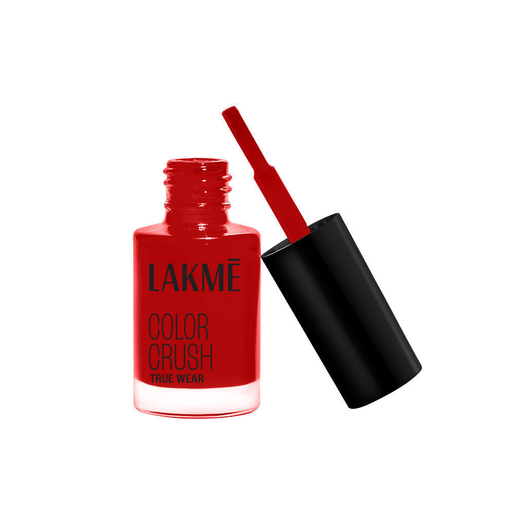 Lakme True Wear Color Crush Nail Polish, Long Lasting & Vibrant Nail Paint, 404