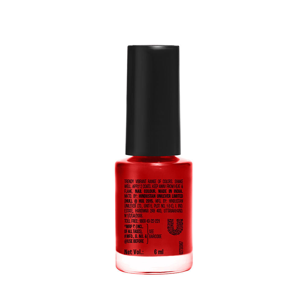 Lakme True Wear Color Crush Nail Polish, Long Lasting & Vibrant Nail Paint, 404